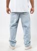 Dés Chanceux Petits Dés Jeans Amples Homme Bleu Clair Lavé