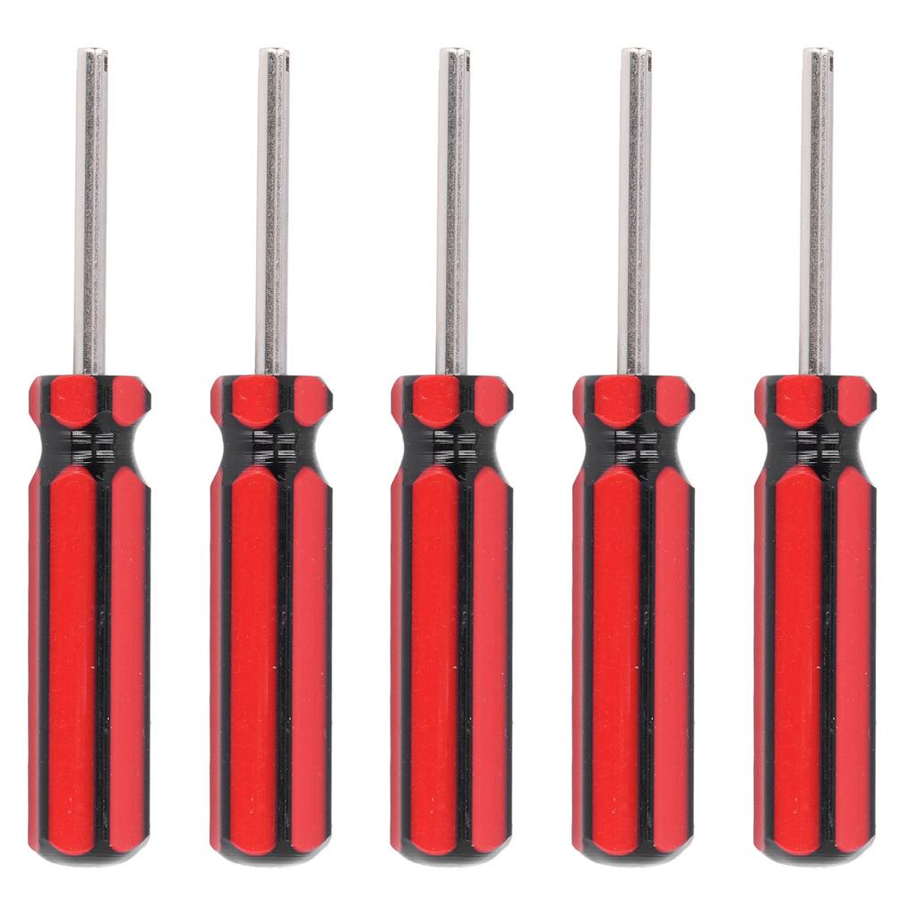 5Pcs Single Head Valve Core Remover Steel Car Truck Screwdriver for Motorcycles Bicycles