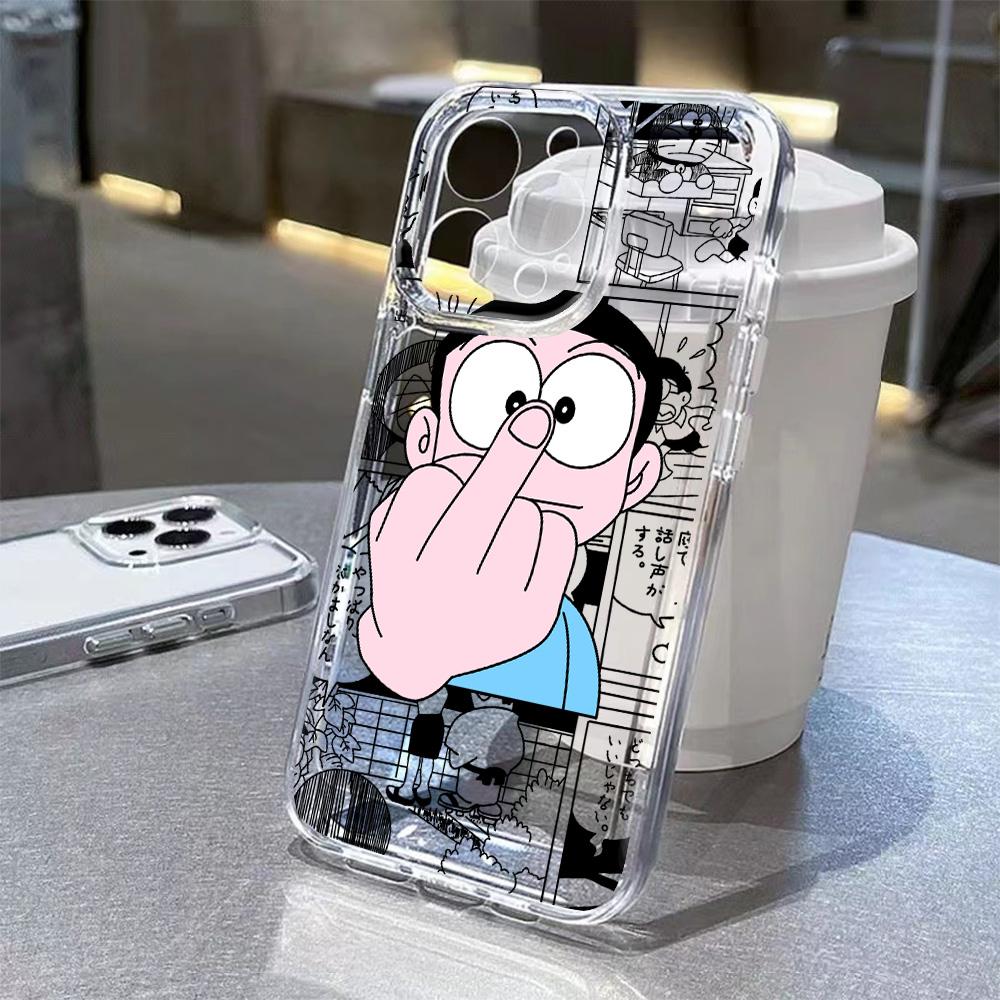 Cartoon For Doraemons Phone Case For Samsung Galaxy S26 S25 S24 S23 S22 S21 S20 FE Note20 10 Edge Plus Ultra Lite 5G Clear Cover