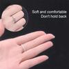 5Pcs/Set Ring Size Adjuster Invisible Soft Texture Comfortable Wearing Jewelry Guard Spiral Silicone Tightener for Loose Rings