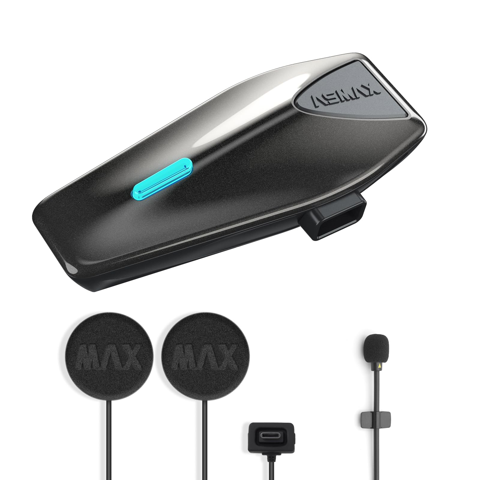 

Мотоциклетная гарнитура ASMAX S1 с японским голосовым управлением поддерживает одновременную Mesh-связь, полностью заряжается за 60 минут, FM, ENC, DSP-шумоподавление, звук, IPX7, Bluetooth, автоматическое