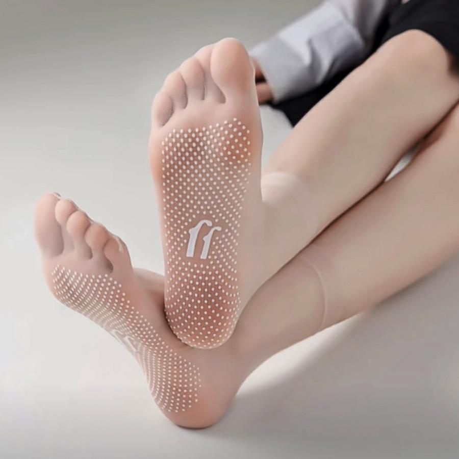 Calzini Trasparenti Floreali Donna - 5 Paia, Cotone E Nylon, Taglia Unica, Per Estate - Foto 10