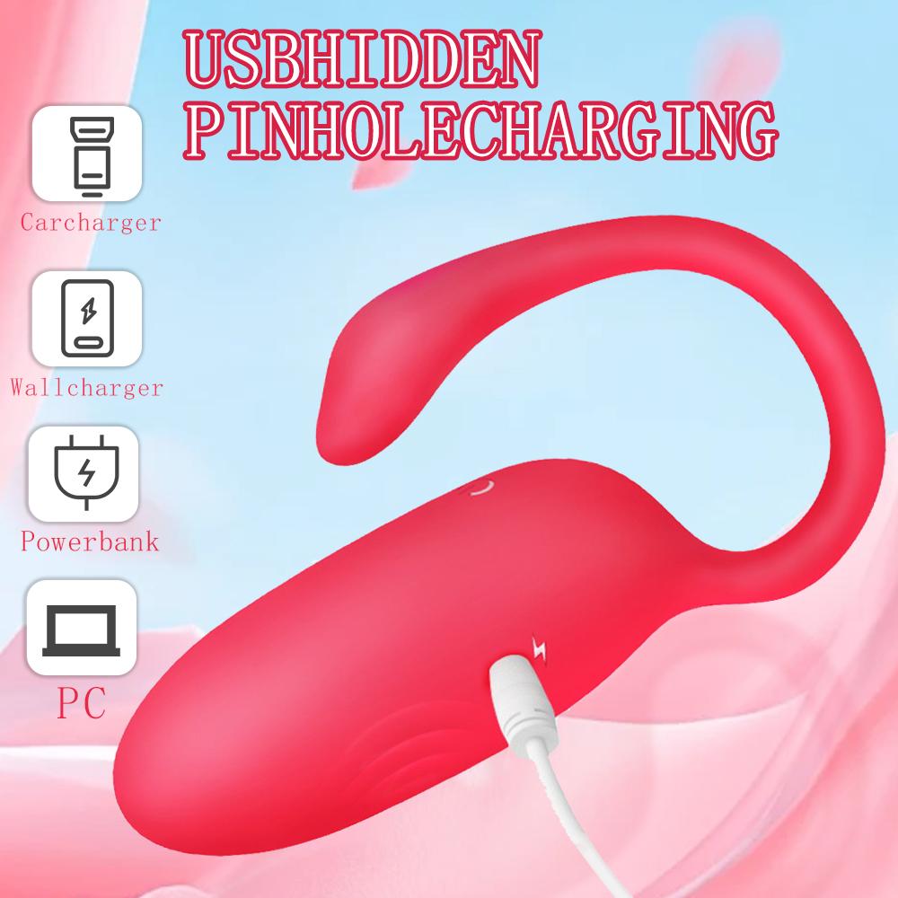 Bezdrátový Bluetooth vibrátor s aplikací, dálkové ovládání, stimulátor klitorisu, masážní přístroj na G-bod, sexuální hračky pro ženy a dospělé