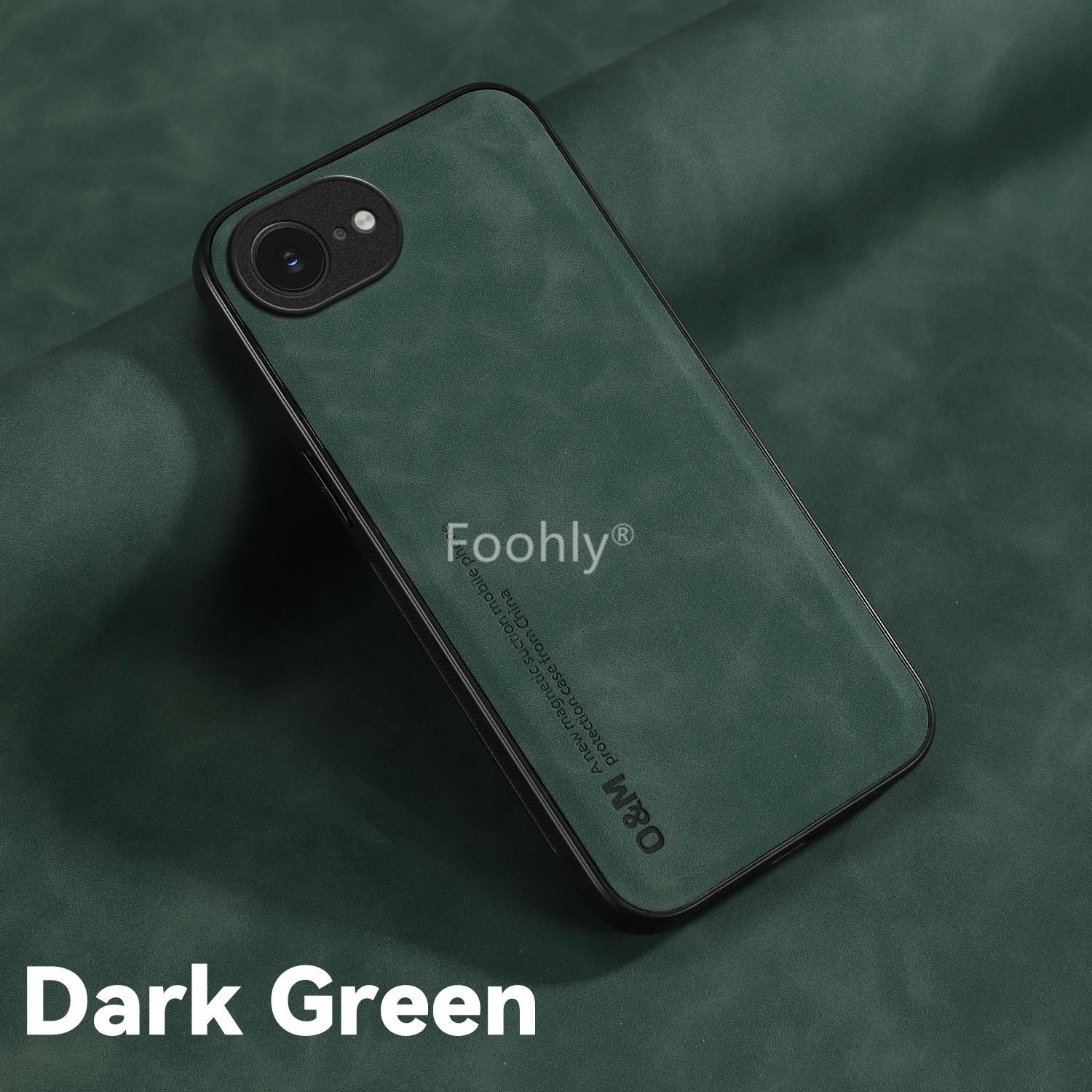 

Nubuck Leather Shockproof Magnetic Phone Case for Apple iPhone 17e 16e Protective Cover Back Shell Coque Funda iPhone 16e