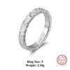 ORSA JEWELS Hammered Texture 925 Sterling Silver Eternity Ring Various Size Selection Unisex Style Casual Wearing Jewelry APR34