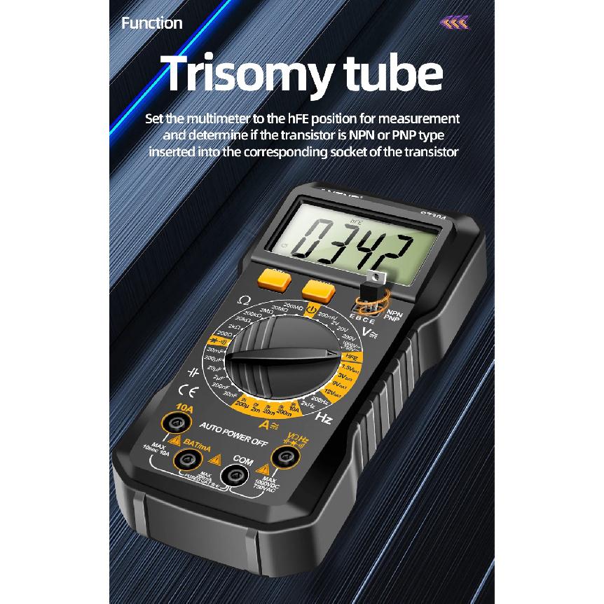 ANENG SZ304 Multimetro Digitale Multifunzione True RMS Portatile Tester ad Alta Precisione NCV Tensione Corrente AC/DC Resistenza Ohm Strumento