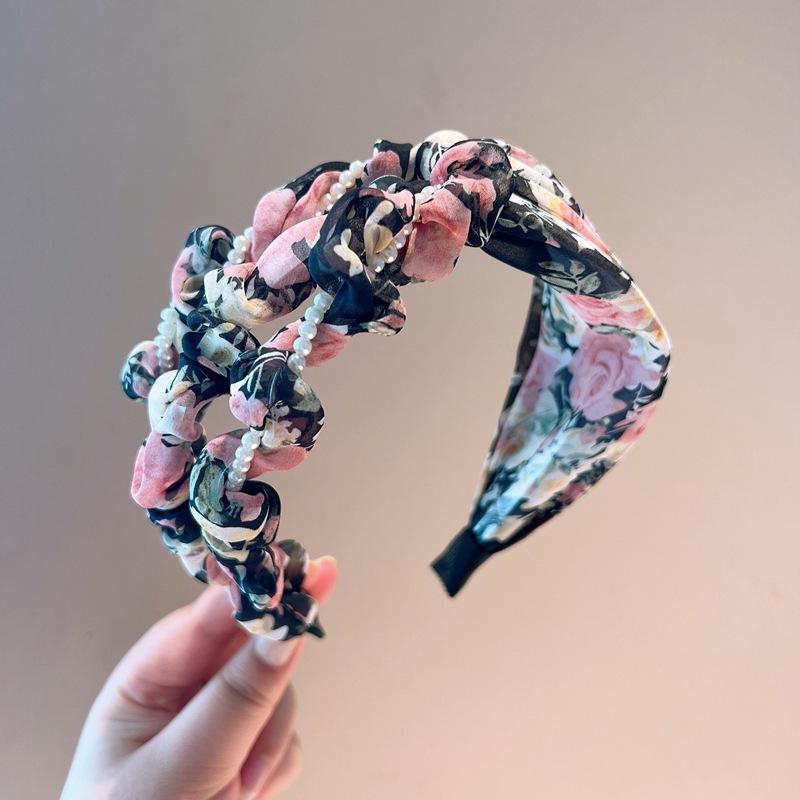 New Lace Ruffles Headbands for Women Sweet Girls Fashion Hairbands Hair Hoop Female Hair Accessories Headwear Headdress