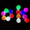 4Pieces Glow Golf Balls for Night Sports Tournament Glowing In The Dark Golf Ball Long Lasting Bright Luminous Balls