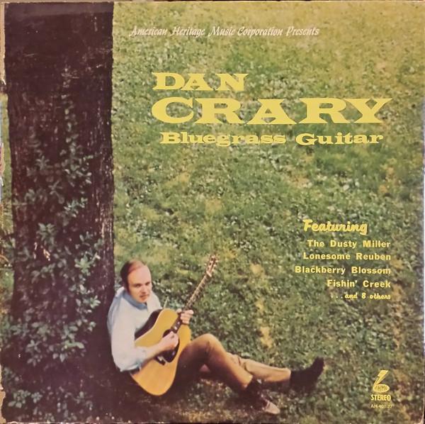 

LP Record DAN CRARY Bluegrass Guitar AHLP27S AMERICAN HERITA 1970 US CountryFolk Used