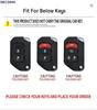 Zinc Alloy+Leather Car Key Case Cover Fob For Jeep Wrangler Jl Jlu Rubicon Gladiator Jt Sahara Jlu