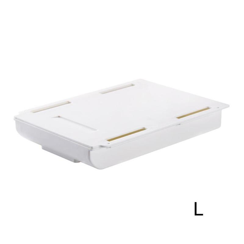 Úložný stojan Samolepící přihrádka na tužky Stolní stůl Úložná zásuvka Organizér Box Pod pracovním stojanem Samolepicí úložný prostor pod zásuvkou