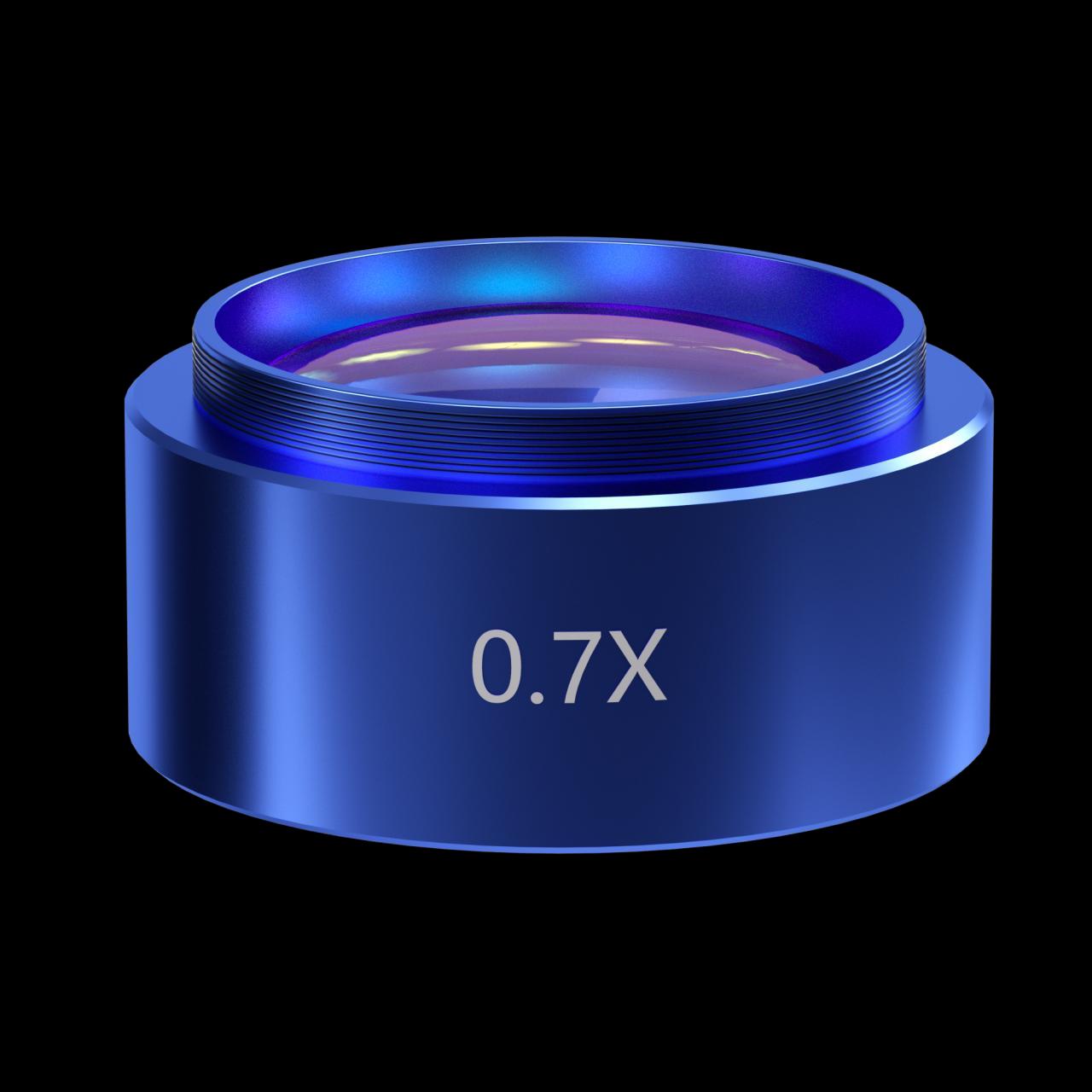 MECHANIC 0.3X 0.5X 0.7X 2X Auxiliary Objective Lens 48mm Thread Widefield Barlow Lens for Binocular Trinocular Stereo Microscope
