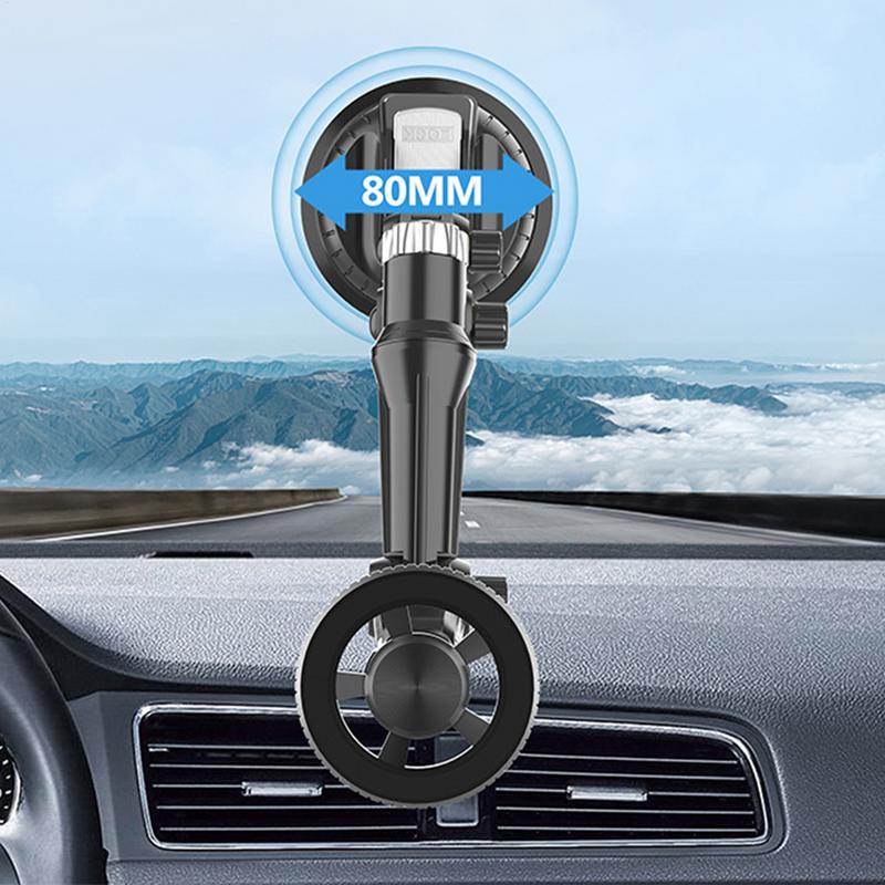 Phone Holder For Car Dashboard Magnetic Suction Car Phone Mount Strong Load-Bearing Windshield Smartphones Stand Automotive
