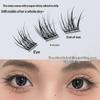 Natural And Realistic Large-Capacity Glue-Free False Eyelashes Curled In Sections Long-Lasting And Durable