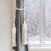 Bohemian Macrame Curtain Tieback, Decorative, Elegant, for Window, Patio, Cabana Or Bedroom.