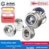 304 Stainless Steel Anti-Loosening Flange Nut with Nylon Locking Washer for M4-M10