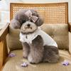 Pet Spring Dress Lace Flying Sleeve Teddy Bottom Shirt Cat T-shirt Top Puppy Clothes Dog Clothes for Small Dogs