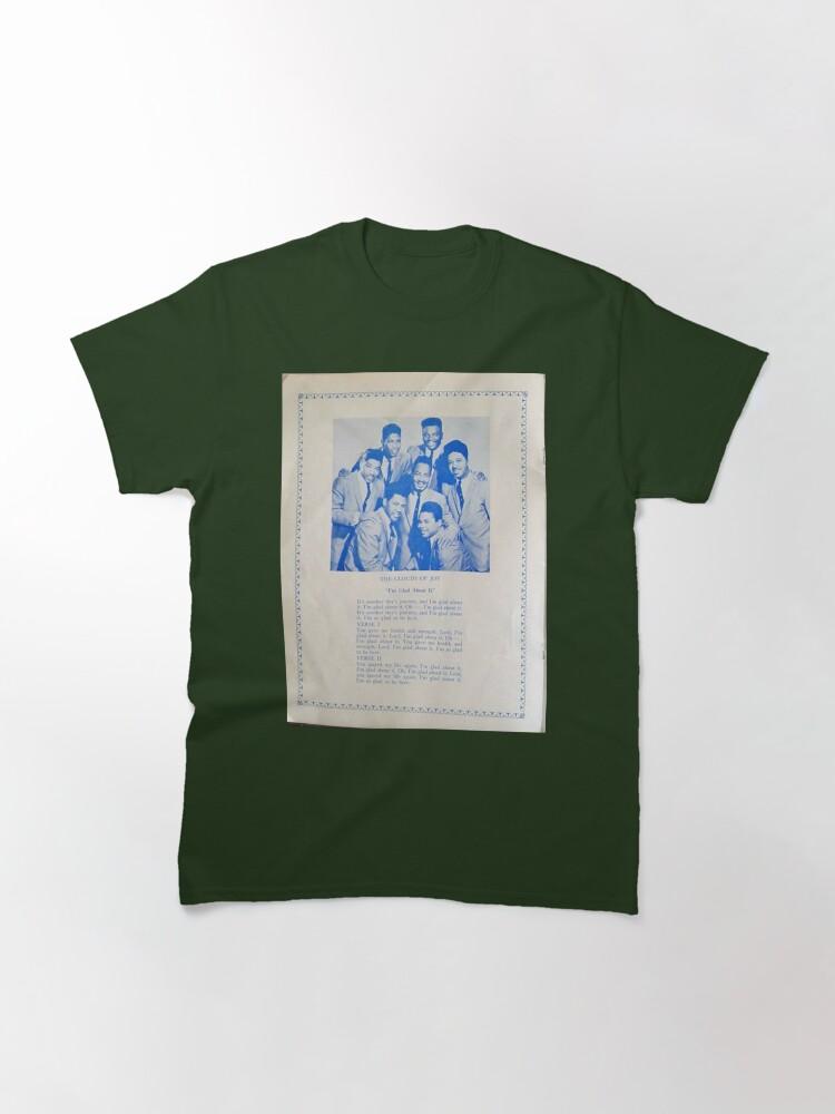 T-Shirt The Four Tops Clouds Of Joy Misto Cotone Nero Gospel