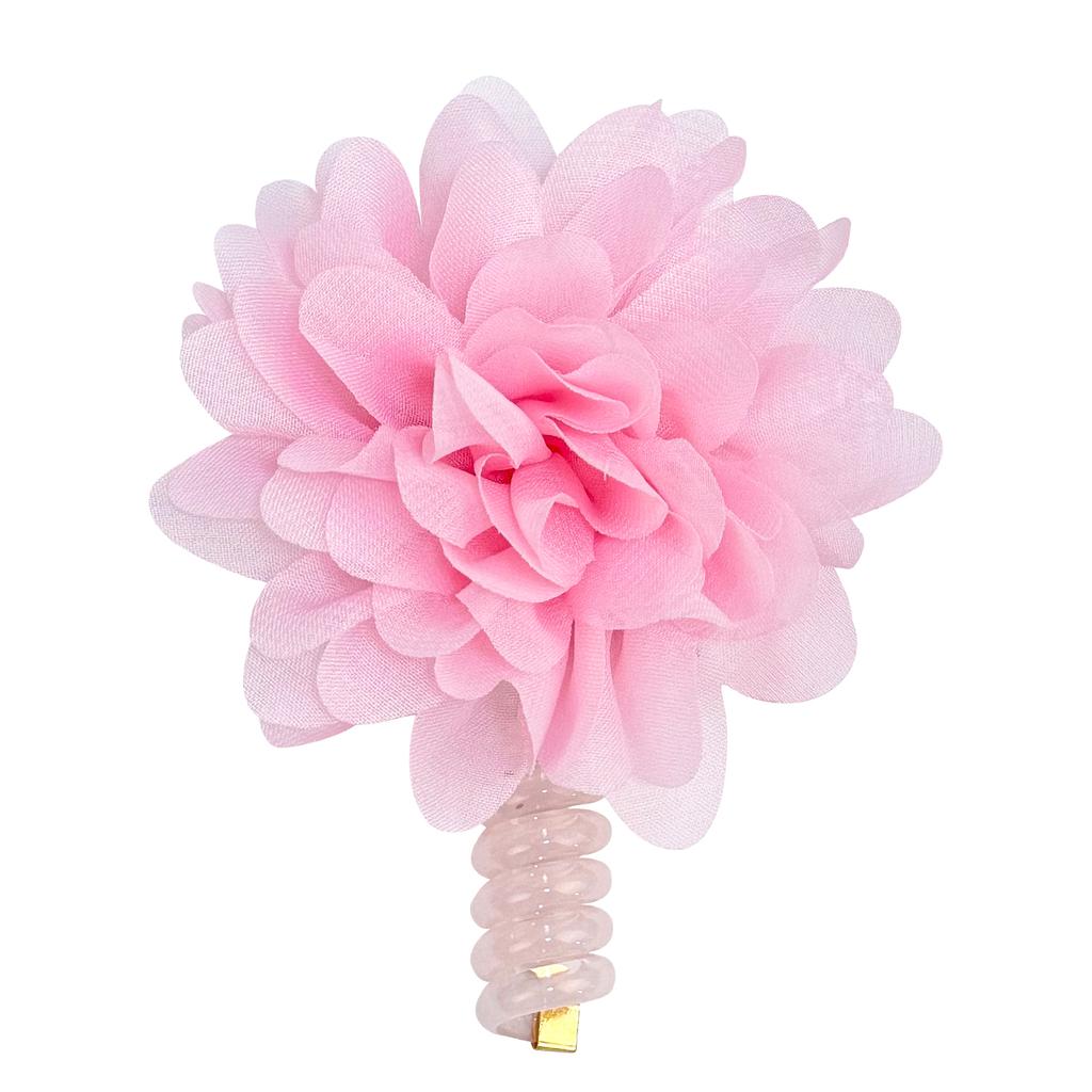 Women Chiffon Flower Elastic Hair Rope Bands Cute Girls Telephone Wire Line Elasticity Hair Ties For Kids Girls Hair Accessories