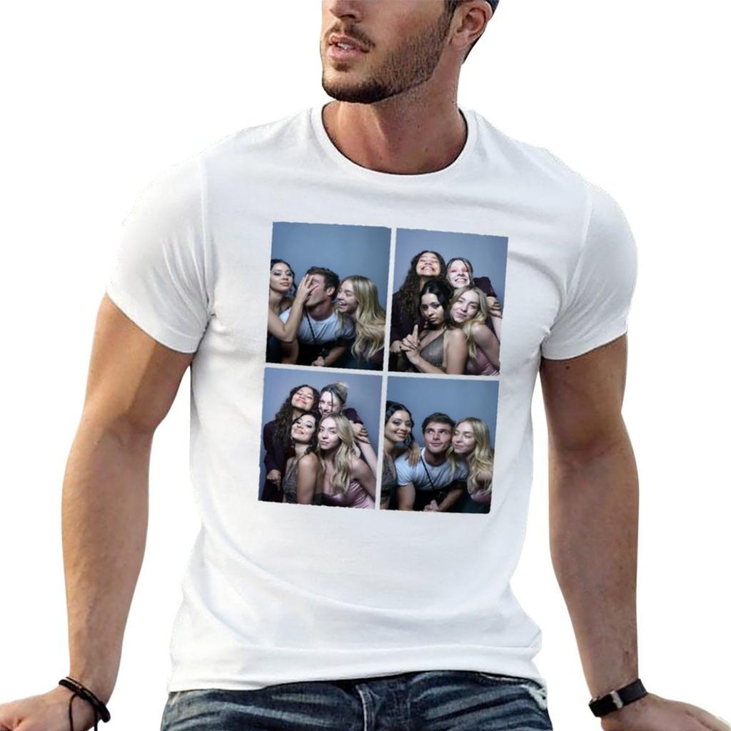 Euphoria Cast Photobooth TShirt Simple Print Design TShirt