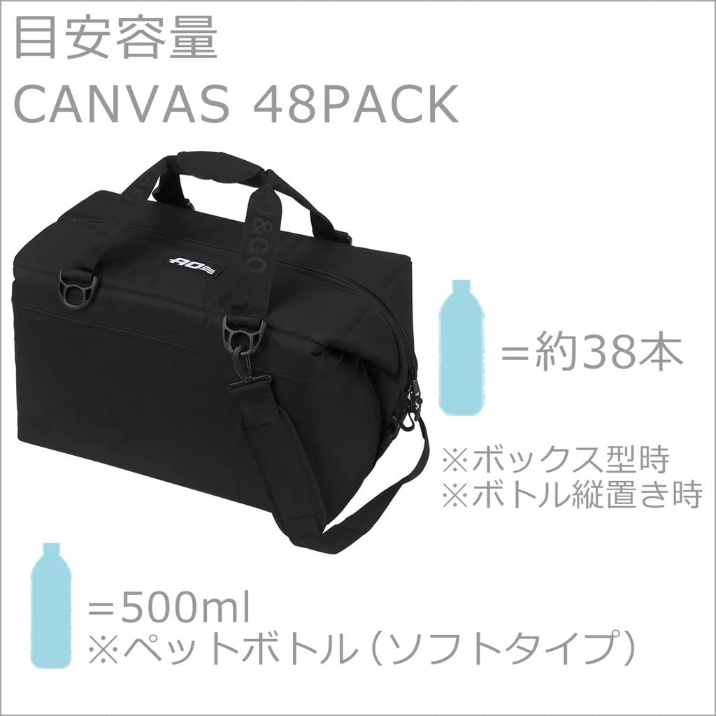 AO Coolers Cooler Box 48 PACK CANVAS BLACK Canvas Black [Used]