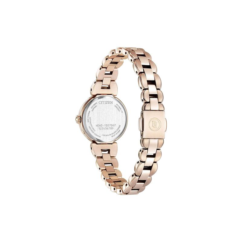Citizen Xc Series 50 Meters Waterproof Date Display Simple Light Quartz Titanium Strap 24.8mm Women's Watch Mother-of-pearl Dial ES9472-54W