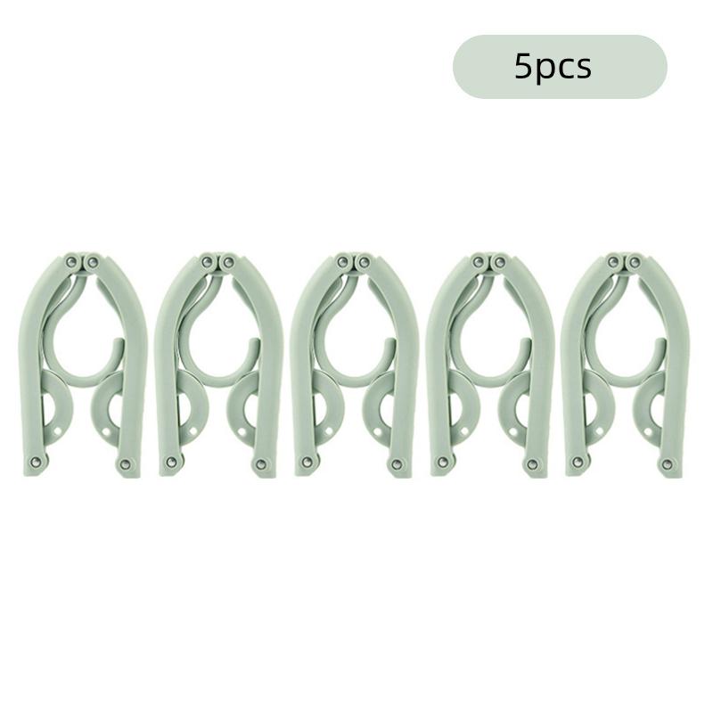 5/10pcs Set Folding Hanger Drying Rack Clothes Organizer Storage Home Laundry Travel Accessories Outdoor Wardrobe Coat Hanger