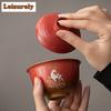 Nine Colored Deer Tea Set Complete Set Creative Tea Ceremony Set Household Tea Brewing Teapot And Tea Cup Set Tea Items Craft