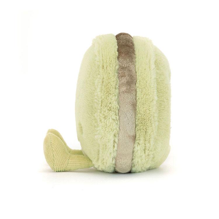 Jellycat Gourmet Amuseables Green Macaron Doll Plush Figure Sitting 10cm Tall