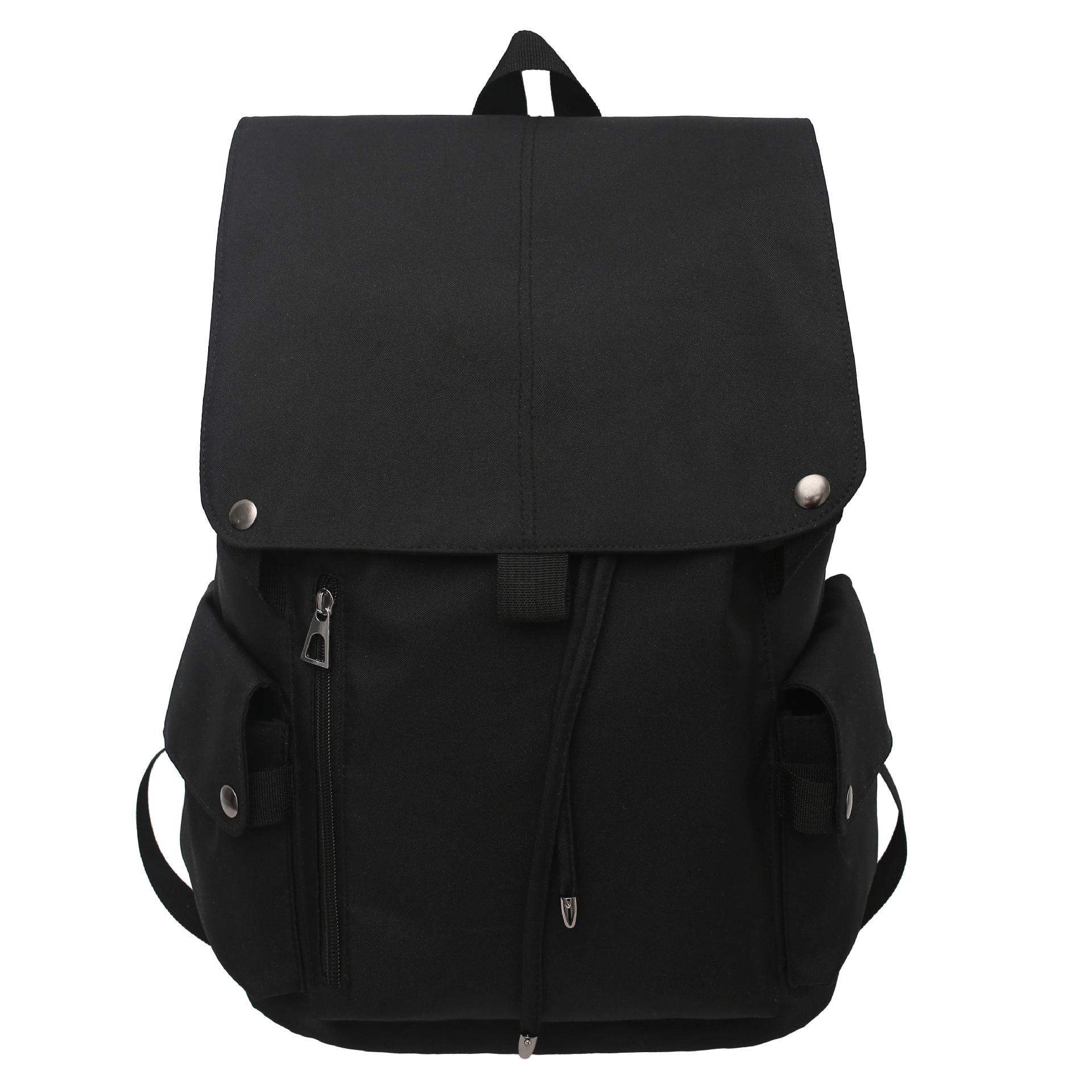 

Fashion Trend Travel Backpack Computer Bag Casual Men s Backpack Student School Bag 9 чёрный