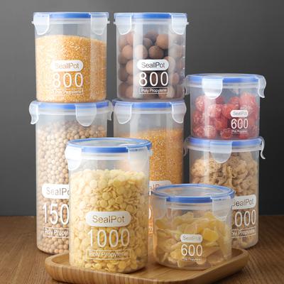 Kitchen Storage Box Sealed Food Preservation Plastic Preservation Container Storage Tank Grains Sealed Glass Containers for Food
