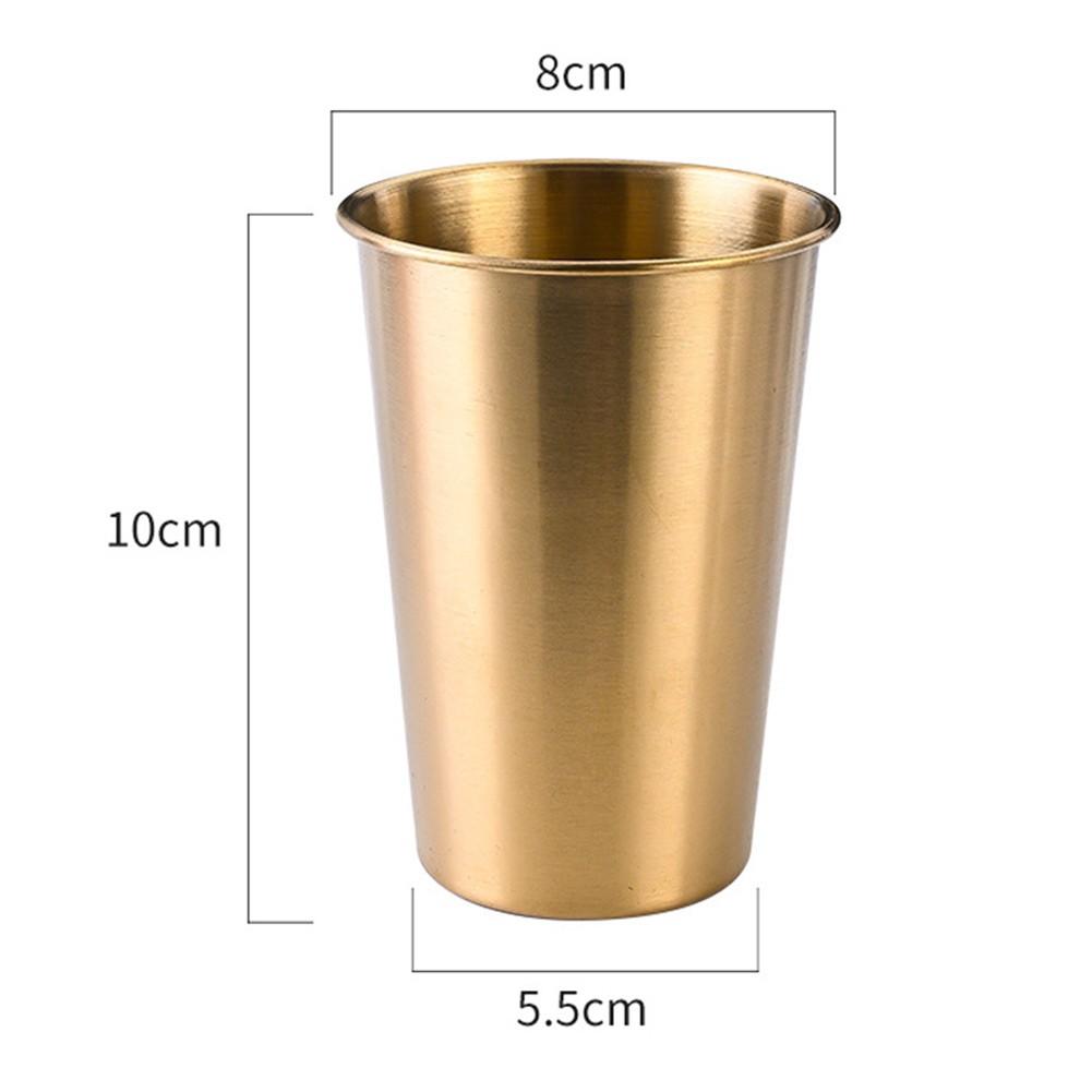 Resilient Stainless Steel Beer Cup Mug for Camping and Party 240 500ml