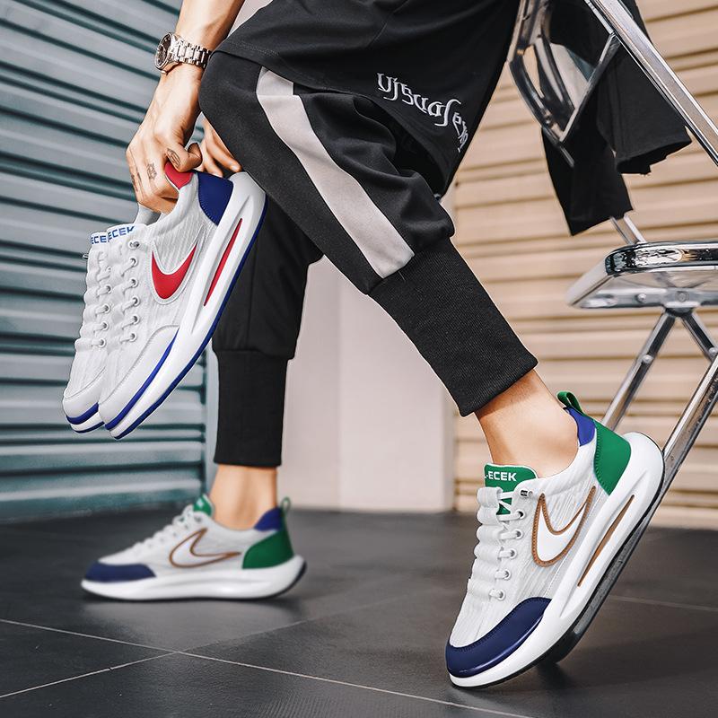 Men's Shoes 2025 Trend New Breathable Fashionable Versatile Casual Sports Board Shoes Summer Niche Design Dad Shoes