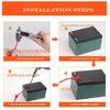 Battery Terminal Boots Insulating Covers Red/Black PVC Cable Lug Protector Cover Lug Caps Car Battery Cathode Positive Terminal