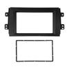 Trim Stereo Radio Plate Frame Panel 25.7x14cm(10.12x5.5inch) (LxW) Double Din For 2007-13 Kit Plastic Suzuki SX4