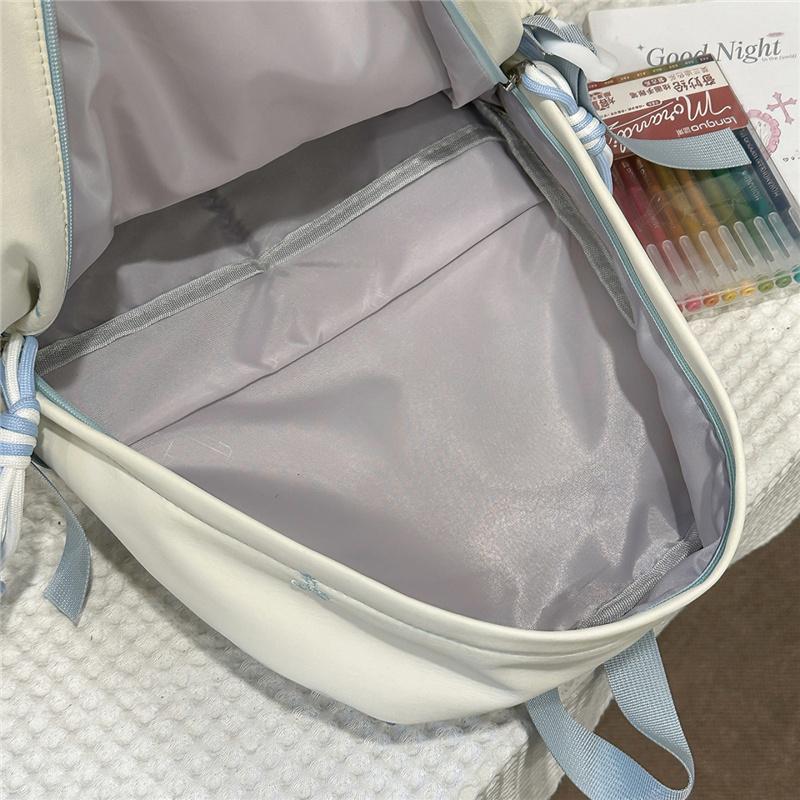 Bow Student Schoolbag Large Capacity Backpack