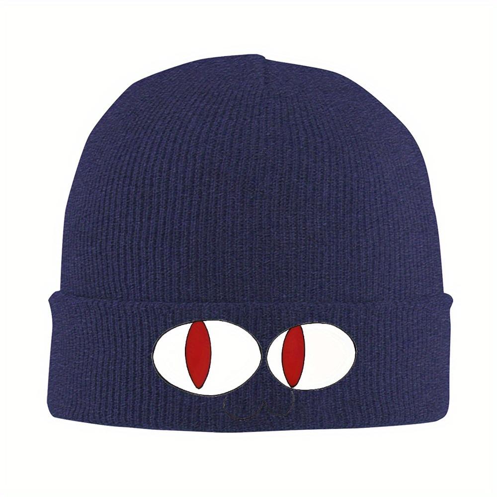 Pc Neco Arc Beanie Hats Face Trendy Caps Unisex Women Unisex Outdoor Sport Knitting Hat Winter Graphic Warm Beanie Hat