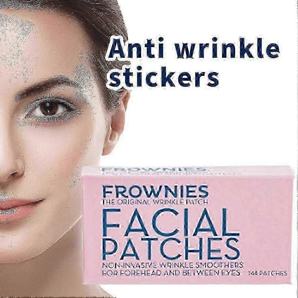 Parches Faciales Antiarrugas de 144 Piezas para Frente y Surcos Nasogenianos Lifting Reafirmante y Ajuste Cómodo Novedad S03