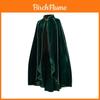 Mantello Peluche Medievale con Bordi Dorati per Cosplay e Role Playing Anime