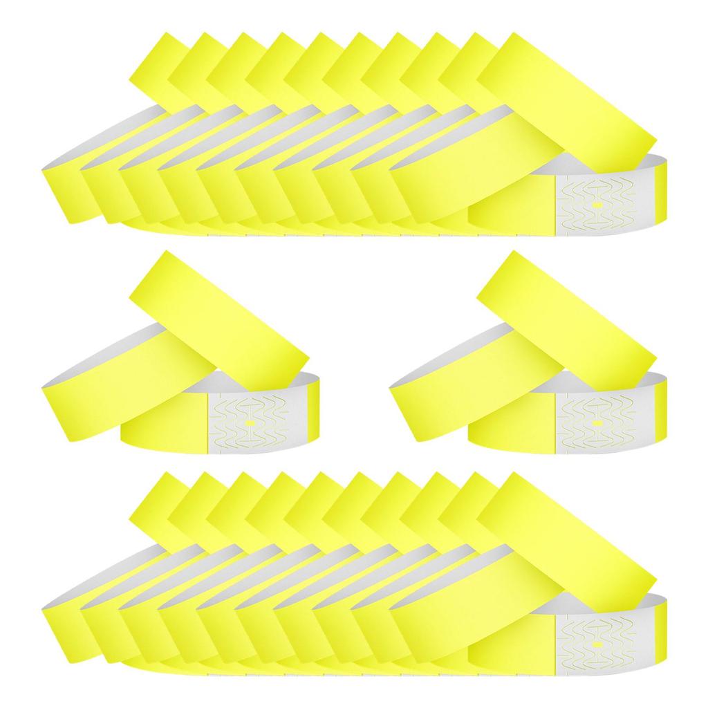 Synthetic PP Wrist Band Disposable Name Tag Bracelet for Large Gatherings Concerts Carnivals Hospital Use