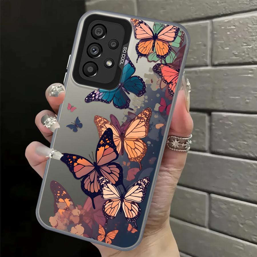 

Case for Samsung Galaxy A21s A23 A35 A31 A15 A16 A12 A13 A14 A17 A20s A24 A25 A26 A34 Phone Cover Cartoon Butterfly Galaxy A34 5G
