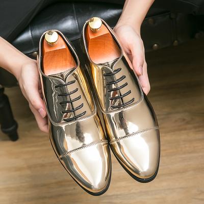 New Formal Leather Men High-heeled Leather Shoes Men's Wedding Banquet Business Men's Shoes Shiny Cuban Shoes For Men Shoes 2023