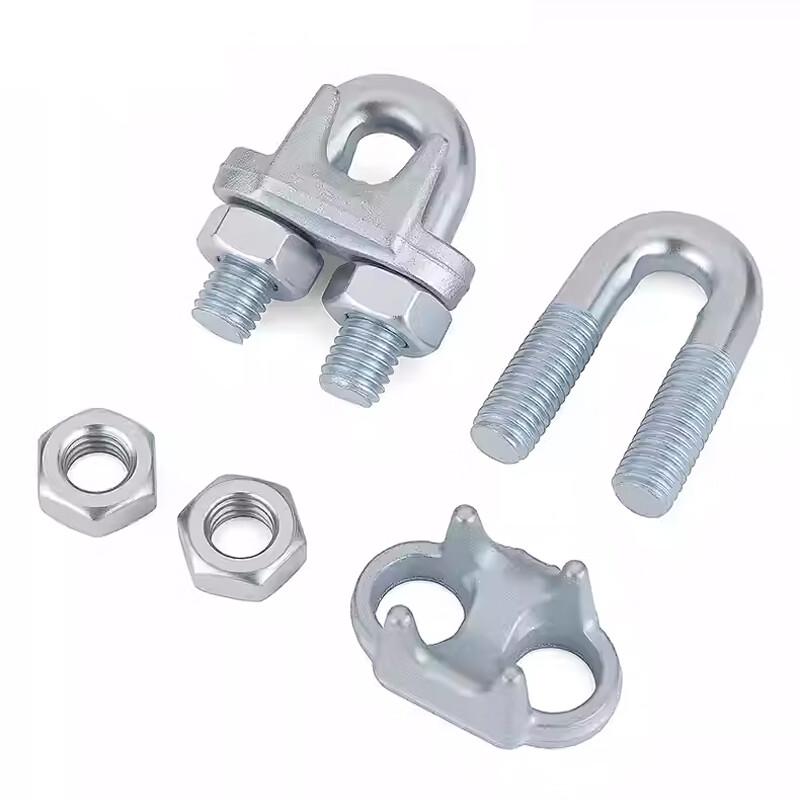 Jinghong 10mm Galvanized U-Shaped Wire Rope Clamp