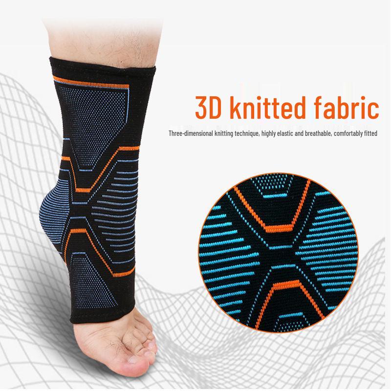 Elastische gestrickte Knöchelbandage: Rutschfest, Anti-Inversion, Stabilität für Männer & Frauen beim Laufen, Fitness und Sport.
