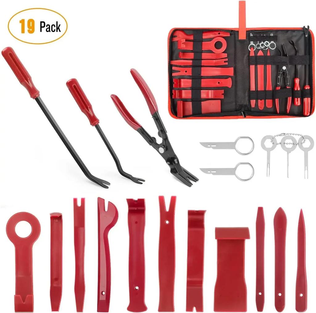 NEW 200PCS/Set Car Trim Removal Tool Pry Kit Car Panel Tool Stereo Removal Tool Kit Auto Hand-held Disassembly Tools