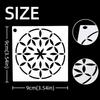 36/56Pcs Creative Mandala Dot Painting Templates Hollow Reusable Dot Painting Stencils Small Size Craft Project