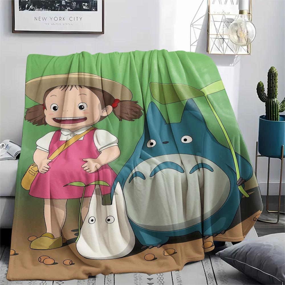 Mei Kusakabe Bedrukte Flanellen Deken, zachte plaid voor slaapkamerbank, wasbaar, fan merchandise, geweldig cadeau.