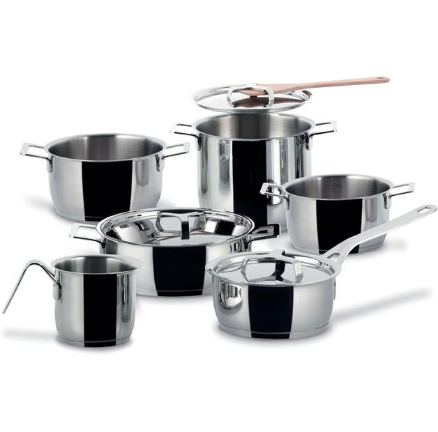 Набор сотейников Alessi Pots & Pans, 9 предметов (AJM100S9)