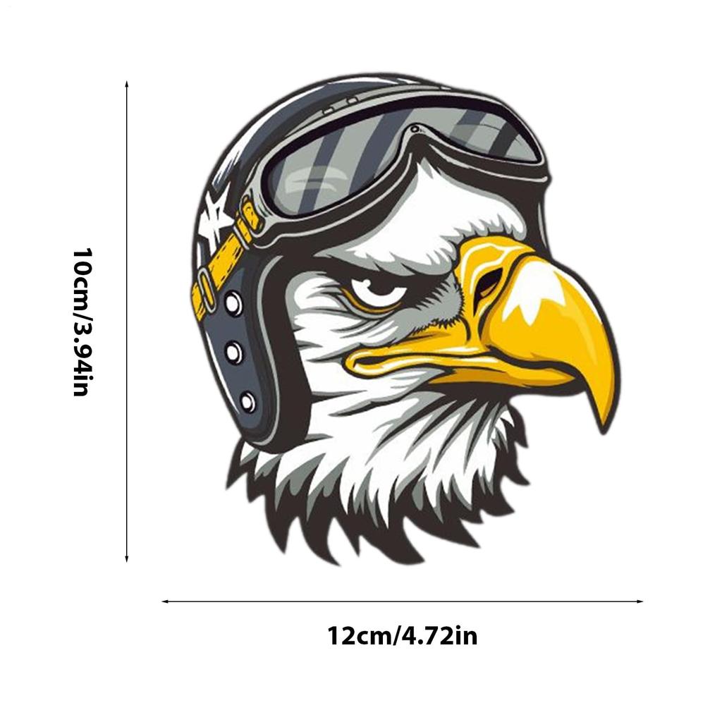 Motorcycle Stickers for Helmets, Vintage Waterproof Stickers - Vista Printed Motorcycle Decals Vintage Adult