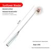 Manganese Steel Weeding Tool: Root Removal, Soil Loosening, Multifunctional Shovel for Gardening and Planting.